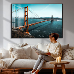 Golden Gate Bridge Wall Art Canvas Print – San Francisco