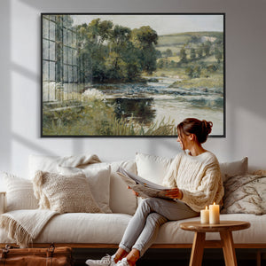 Streamside by Edward Mitchell Bannister Wall Art Canvas