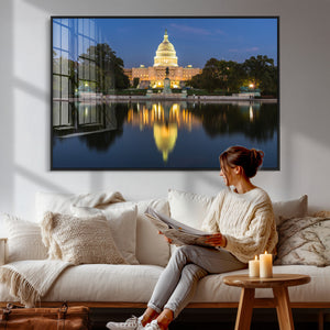 US Capitol Building Wall Art Canvas Print – Washington DC