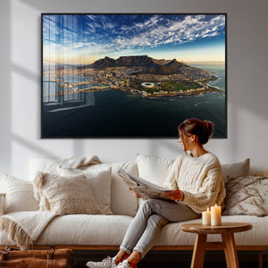 Cape Town Skyline Wall Art Canvas Print – Table Mountain