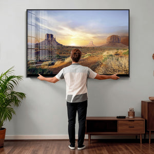 Monument Valley Desert Wall Art Canvas Print, Southwest