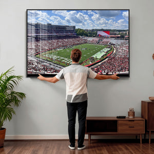 Georgia Bulldogs Stadium Wall Art Canvas Print, Sanford