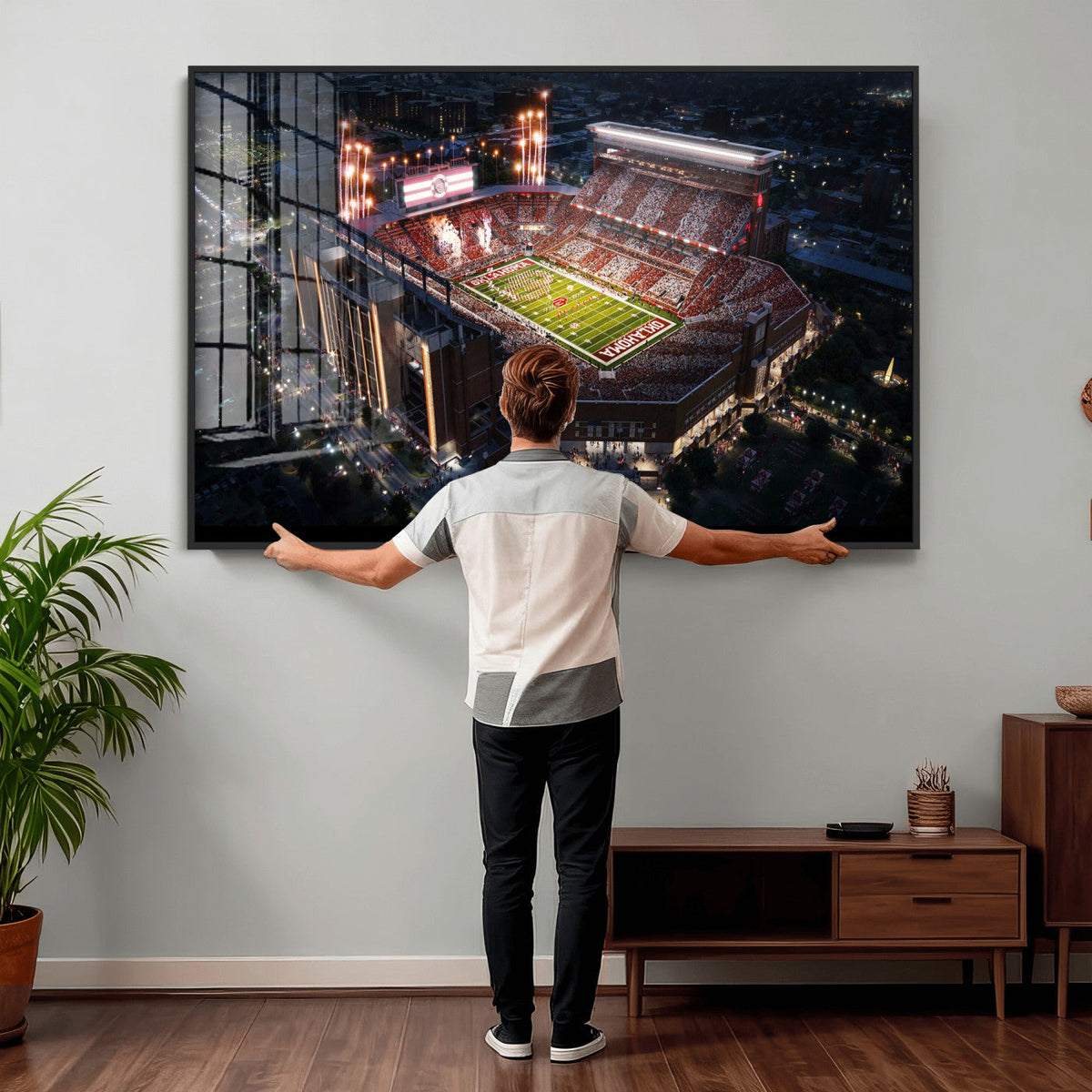 Oklahoma Memorial Stadium - Gaylord Memorial Stadium Wall