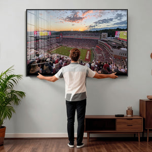 Donald W. Reynolds Razorback Stadium Wall Art Canvas Print –