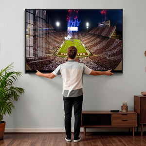 Oklahoma Memorial Stadium Wall Art Canvas Print – Oklahoma