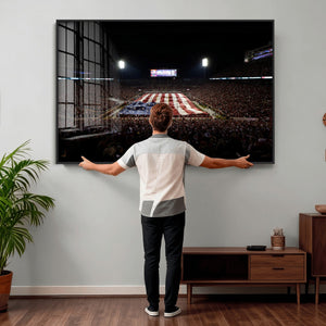 Oklahoma Memorial Stadium Wall Art Canvas Print – Oklahoma