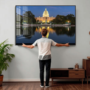 US Capitol Building Wall Art Canvas Print – Washington DC
