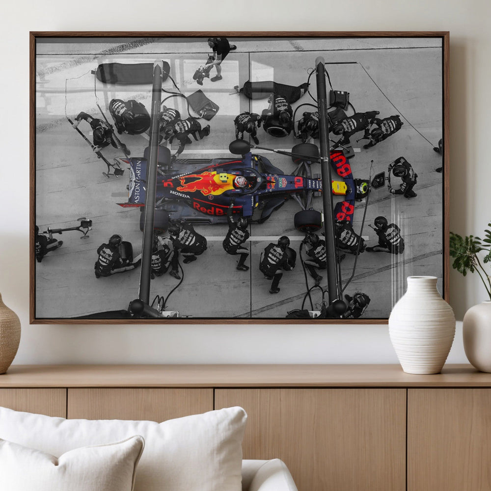 RedBull Formula 1 Canvas Wall Art Print