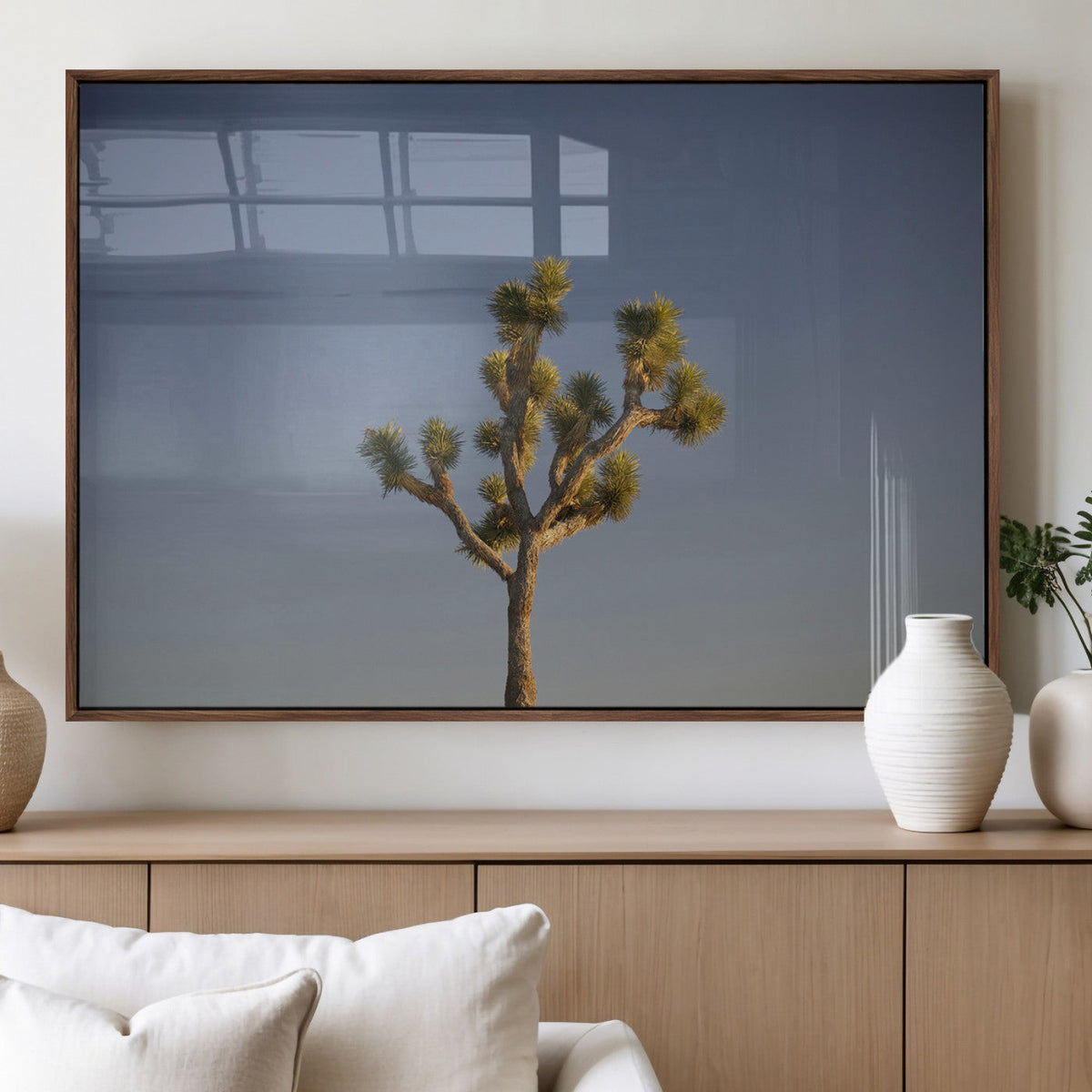 Joshua Tree Wall Art Canvas Print – Framed Southwestern
