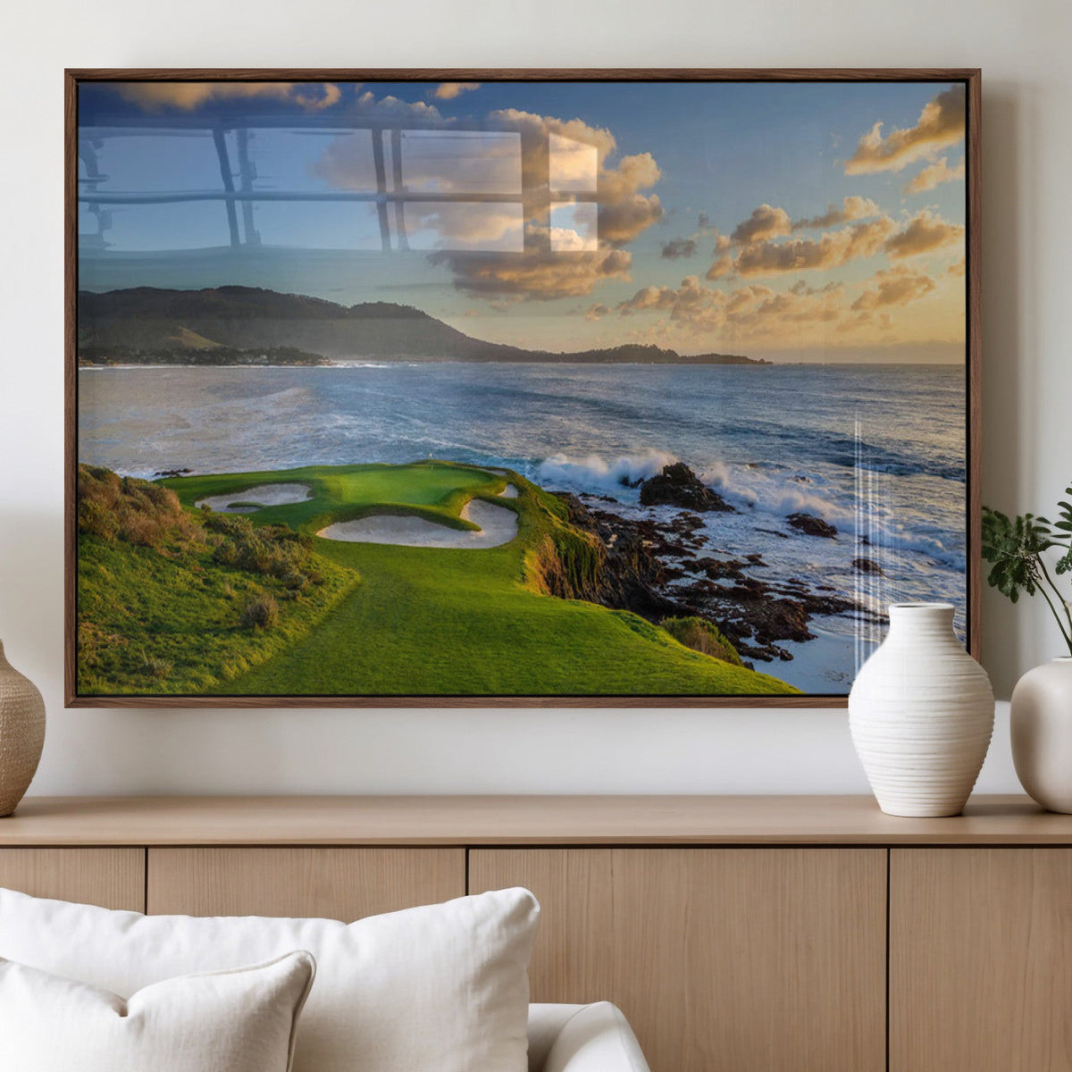 Pebble Beach Golf Links Wall Art Canvas Print – Iconic