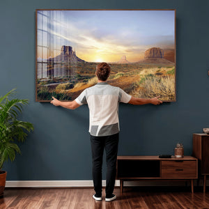 Monument Valley Desert Wall Art Canvas Print, Southwest