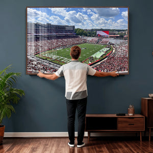 Georgia Bulldogs Stadium Wall Art Canvas Print, Sanford
