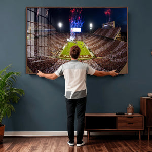 Oklahoma Memorial Stadium Wall Art Canvas Print – Oklahoma