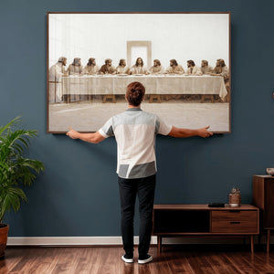 The Last Supper Wall Art Canvas Print, Jesus Christ Biblical
