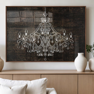 Rustic Chandelier Canvas Print