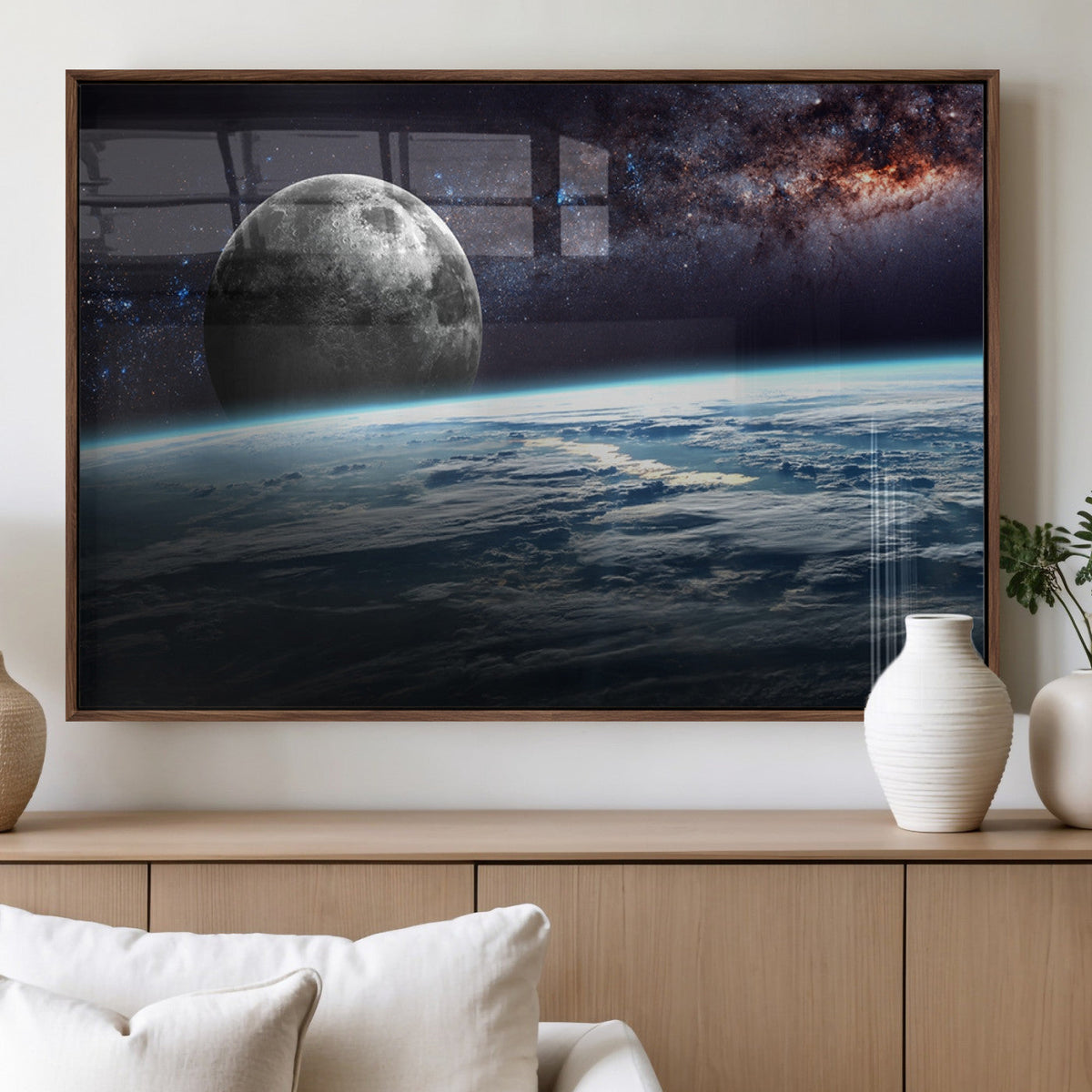 Space and Planet Canvas Print