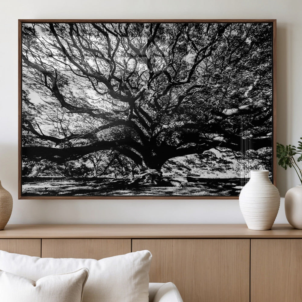 Mighty Angel Oak Wall Art | Angel Oak Tree Art Print