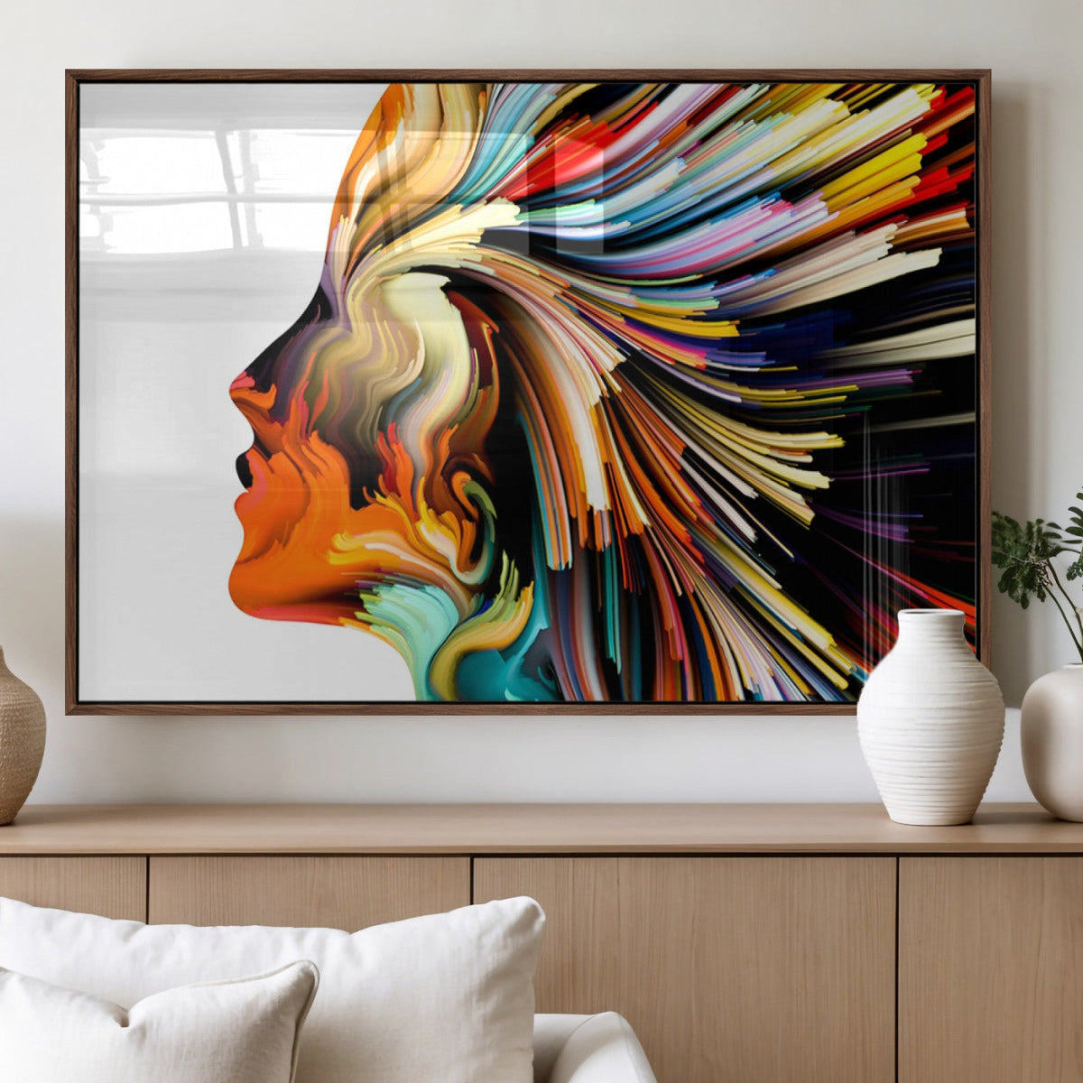 Profile Colors Canvas Print