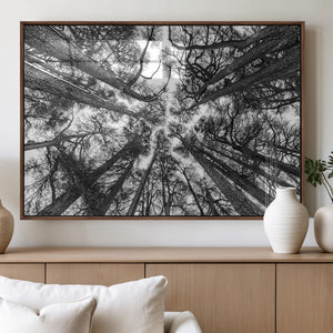 Trees Contemporary Art Canvas Print