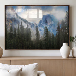 Half Dome Yosemite Calinia Wall Art Canvas Print El Capitan