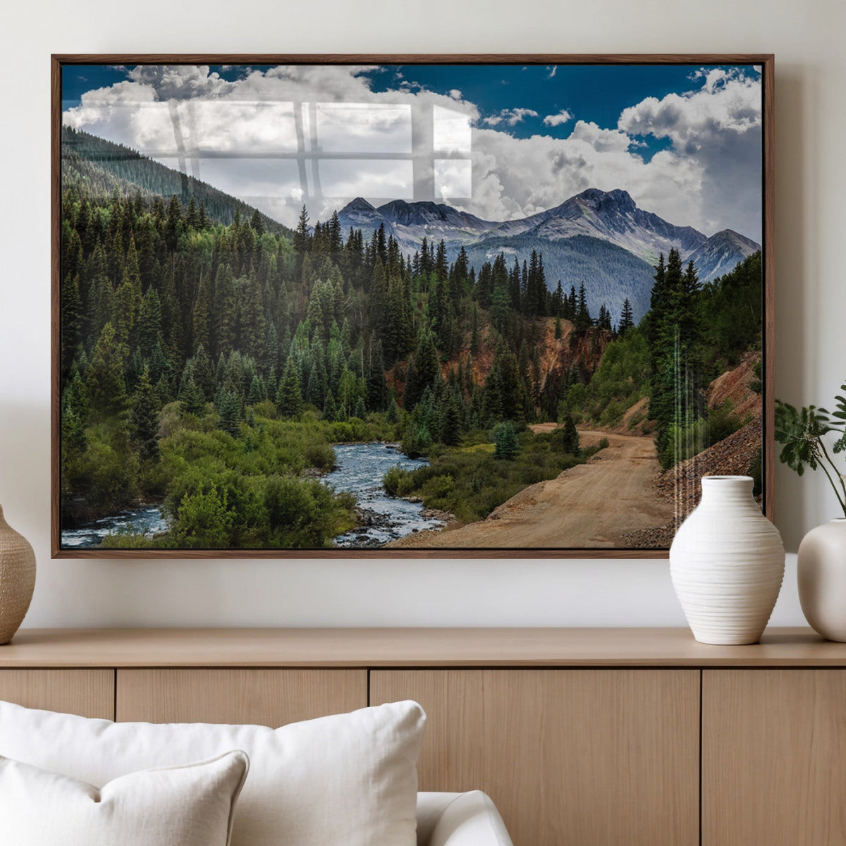 San Juan Nal Forest Wall Art Landscape Canvas Print
