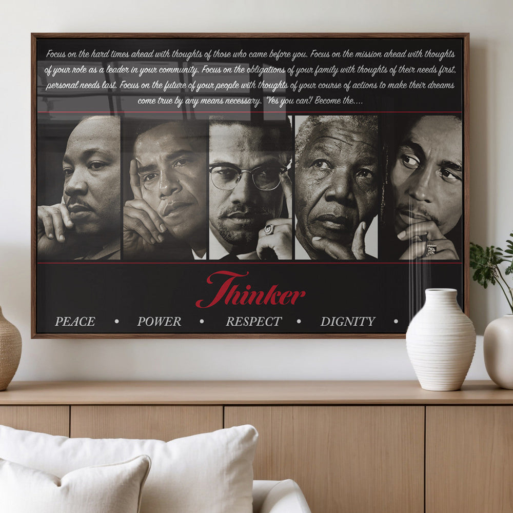 Thinkers of Wall Art Canvas Print - Inspirational Wall Art