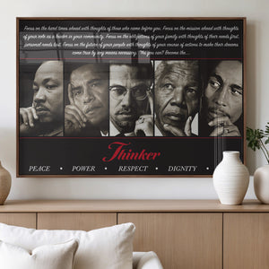 Thinkers of Wall Art Canvas Print - Inspirational Wall Art