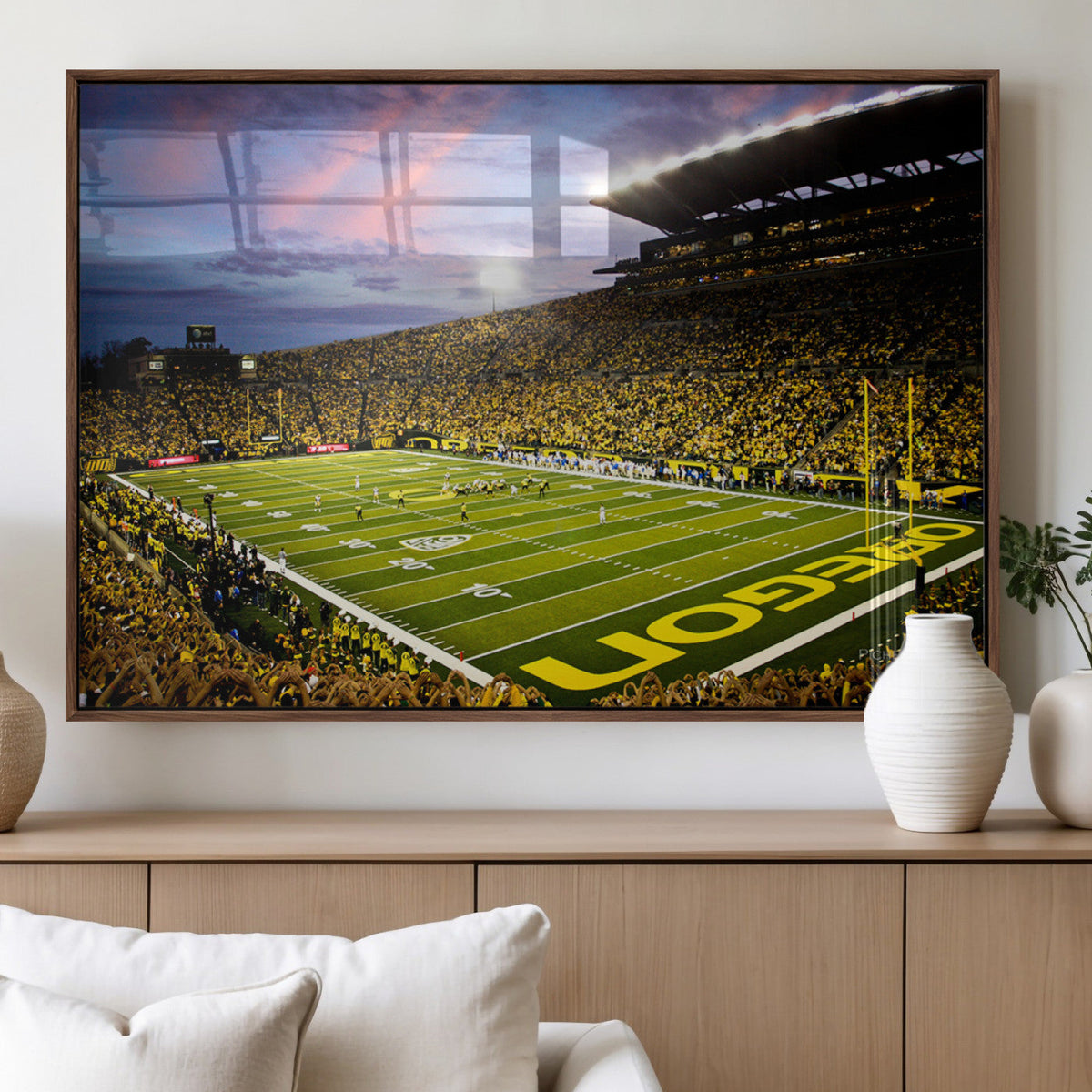 University of Oregon Ducks Football Team Print - Eugene