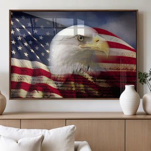 American Flag Eagle Symbol Wall Art, American Flag Eagle
