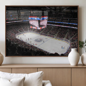 Rogers Place Edmonton Oilers Ice Hockey Stadium Wall Art,