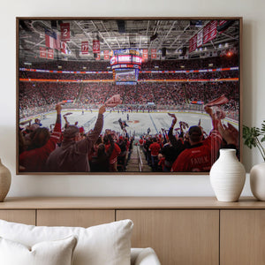 Carolina Hurricanes Ice Hockey Stadium Wall Art, Carolina