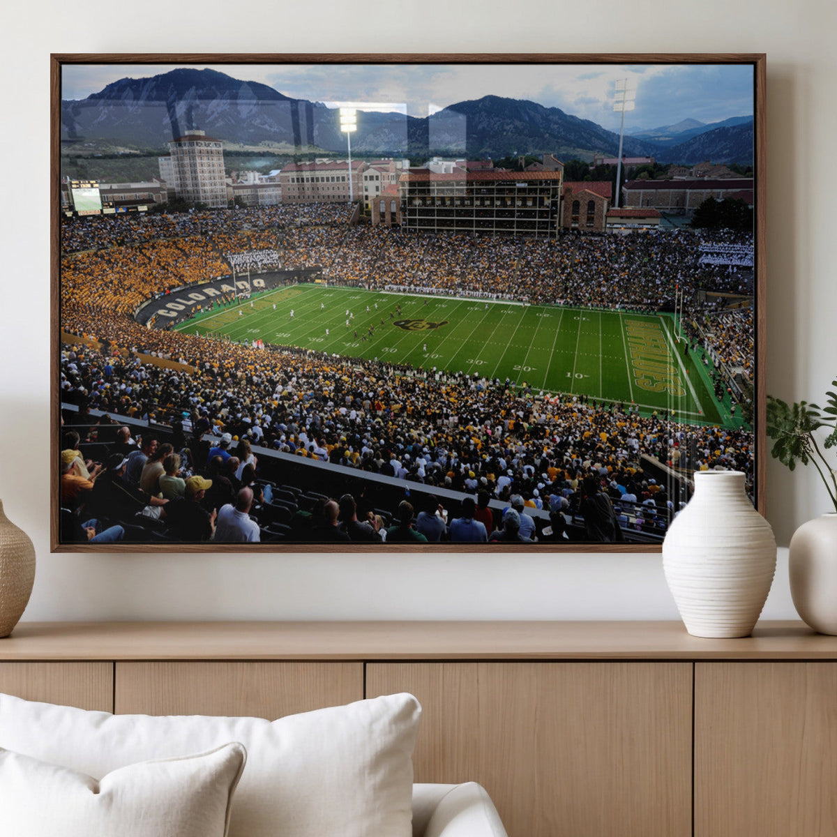 Colorado Buffaloes Canvas Print - Boulder Folsom Field