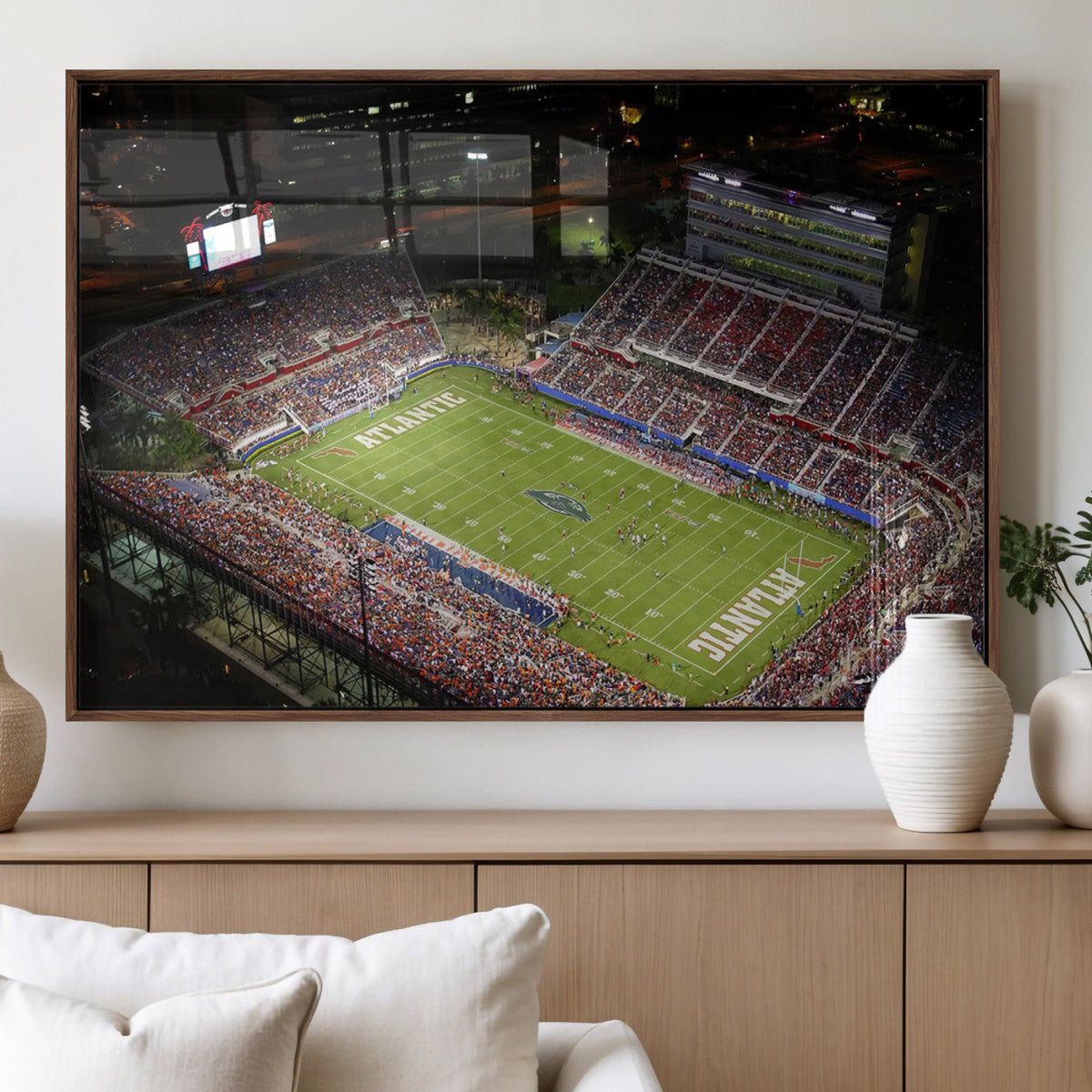 Florida Atlantic University Owls Canvas Print, Football Team