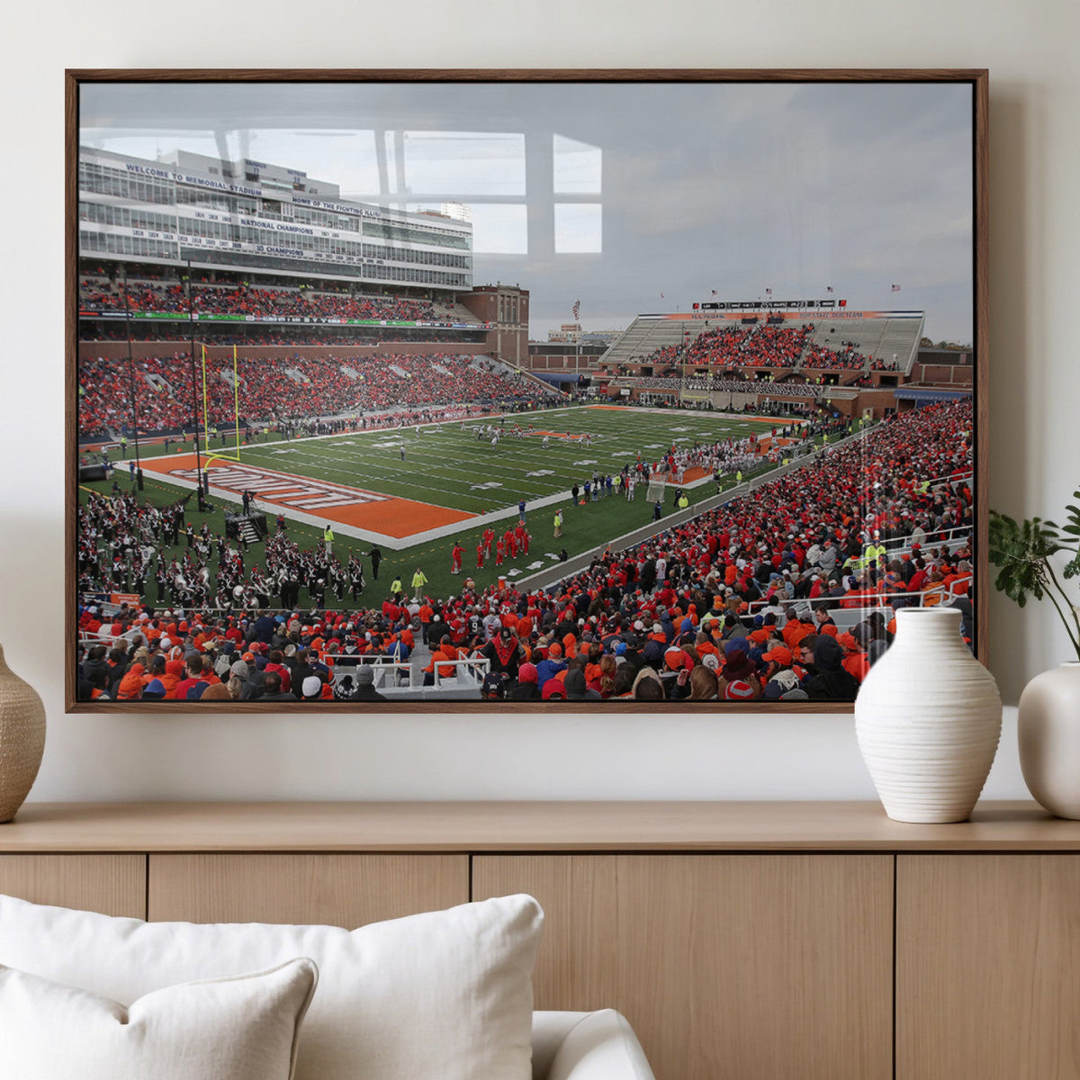 University of Illinois Fighting Illini Football Team Print -