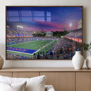 University of Kansas Jayhawks Football Team Print Canvas-