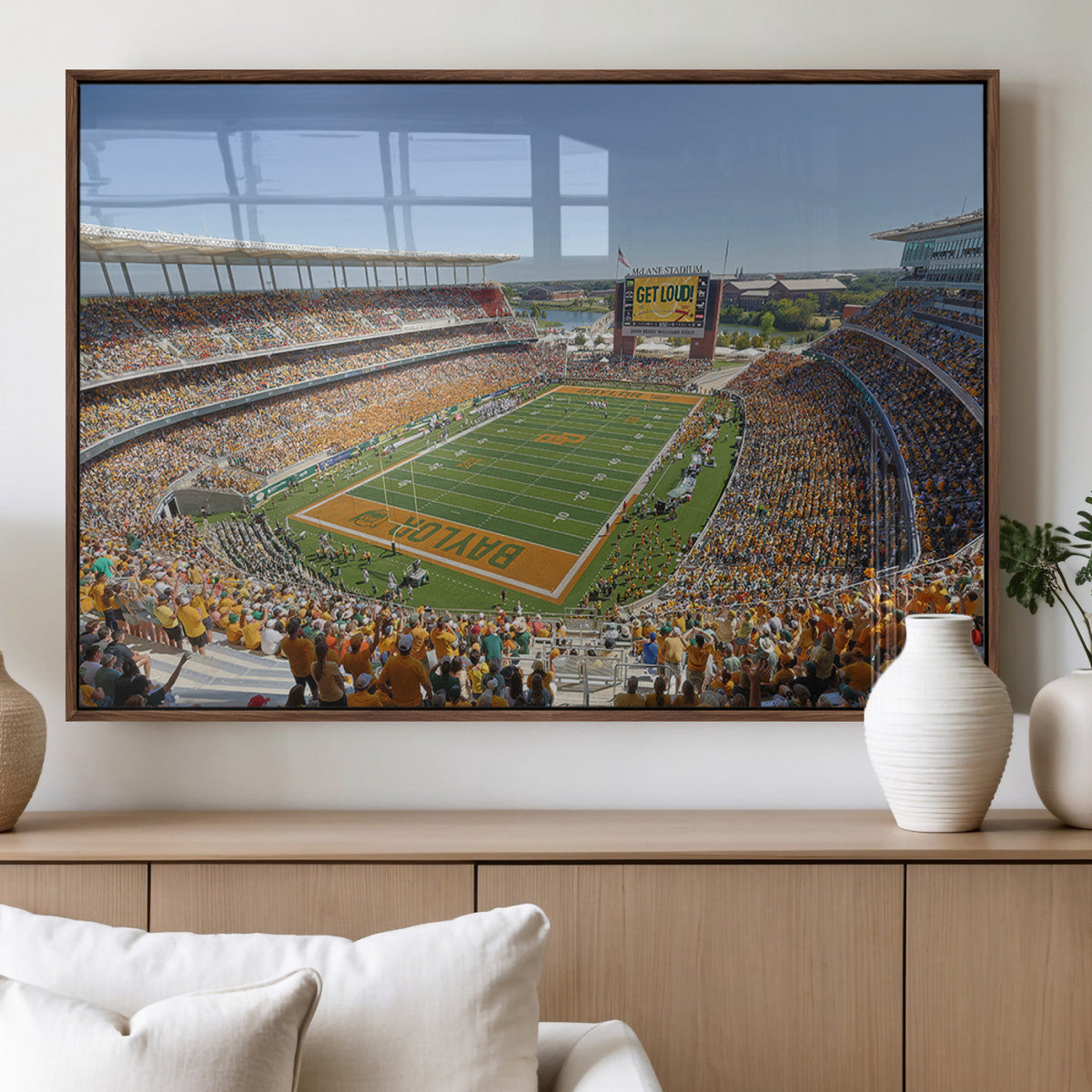 Baylor University Bears Football Team Print - Waco McLane