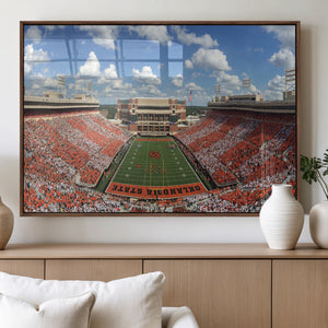 Oklahoma State Cowboys Football Team Print - Stillwater