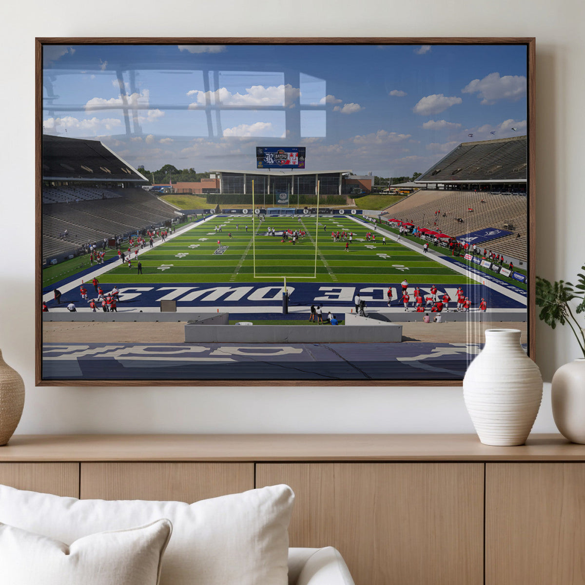 Rice University Owls Football Team Print - Houston Rice