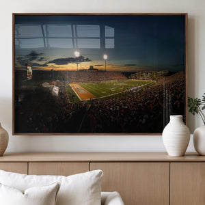 Ball State Cardinals Football Team Print - Muncie Scheumann