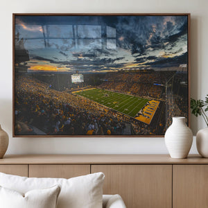 University of Wyoming Cowboys Football Team Print - Laramie