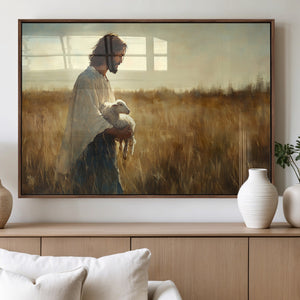 Jesus the Good Shepherd Wall Art Canvas Print -
