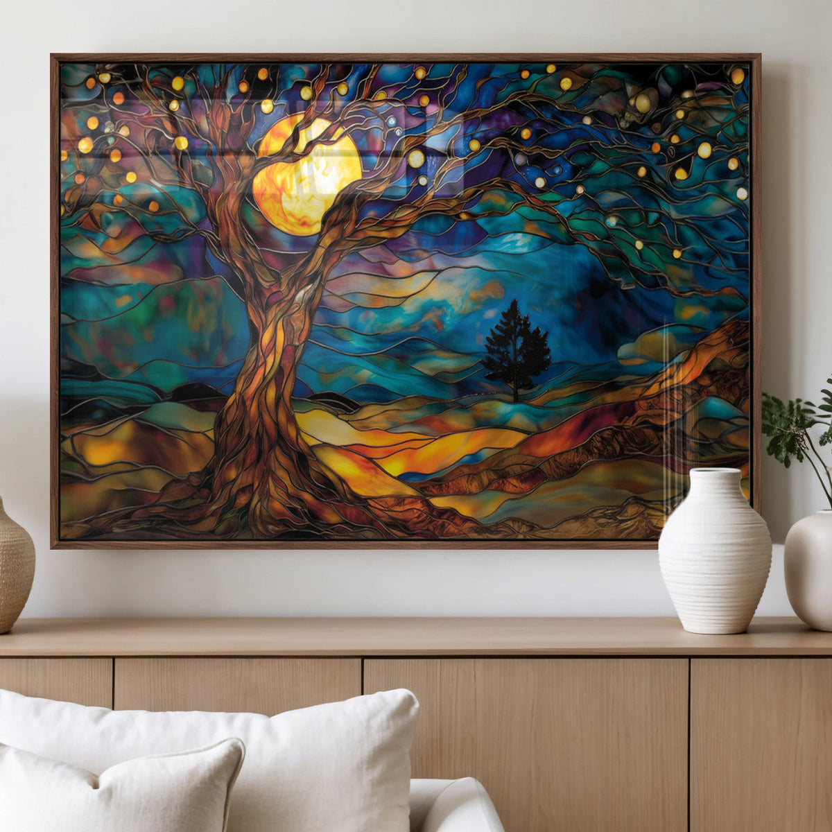 Tree of Life Wall Art - Yggdrasil Tree of Life Canvas Print