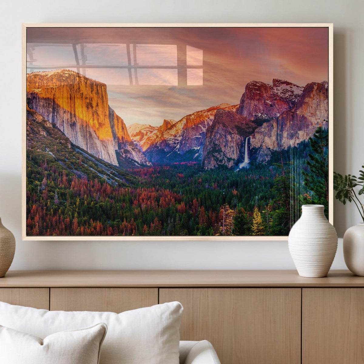 Yosemite Nal Park Wall Art Landscape Canvas Print El Capitan