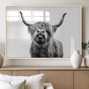 Fanny Scottish Highland Cow Cattle Art Print Farmhouse Wall