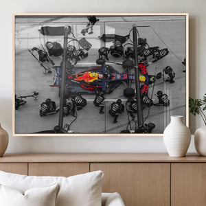 RedBull Formula 1 Canvas Wall Art Print