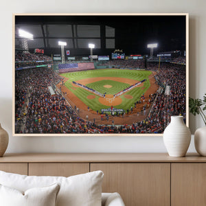 Fenway Park Wall Art Canvas Print | Large Baseball Stadium