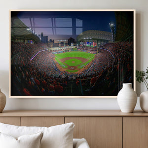 Houston Astros Baseball Print Canvas - Houston Minute Maid