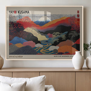 Yayoi Kusama Wall Art – Framed Japanese Abstract Art Print,