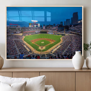 Target Field Stadium Wall Art Canvas Print – Minnesota Twins