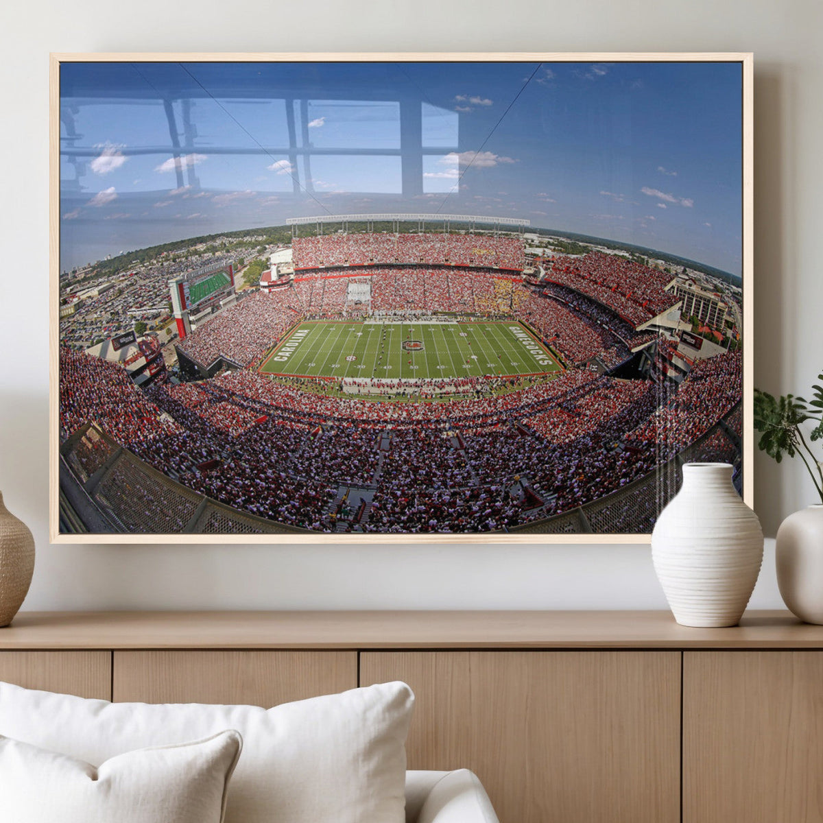 William Brice Stadium Wall Art Canvas Print – Stadium Crowd